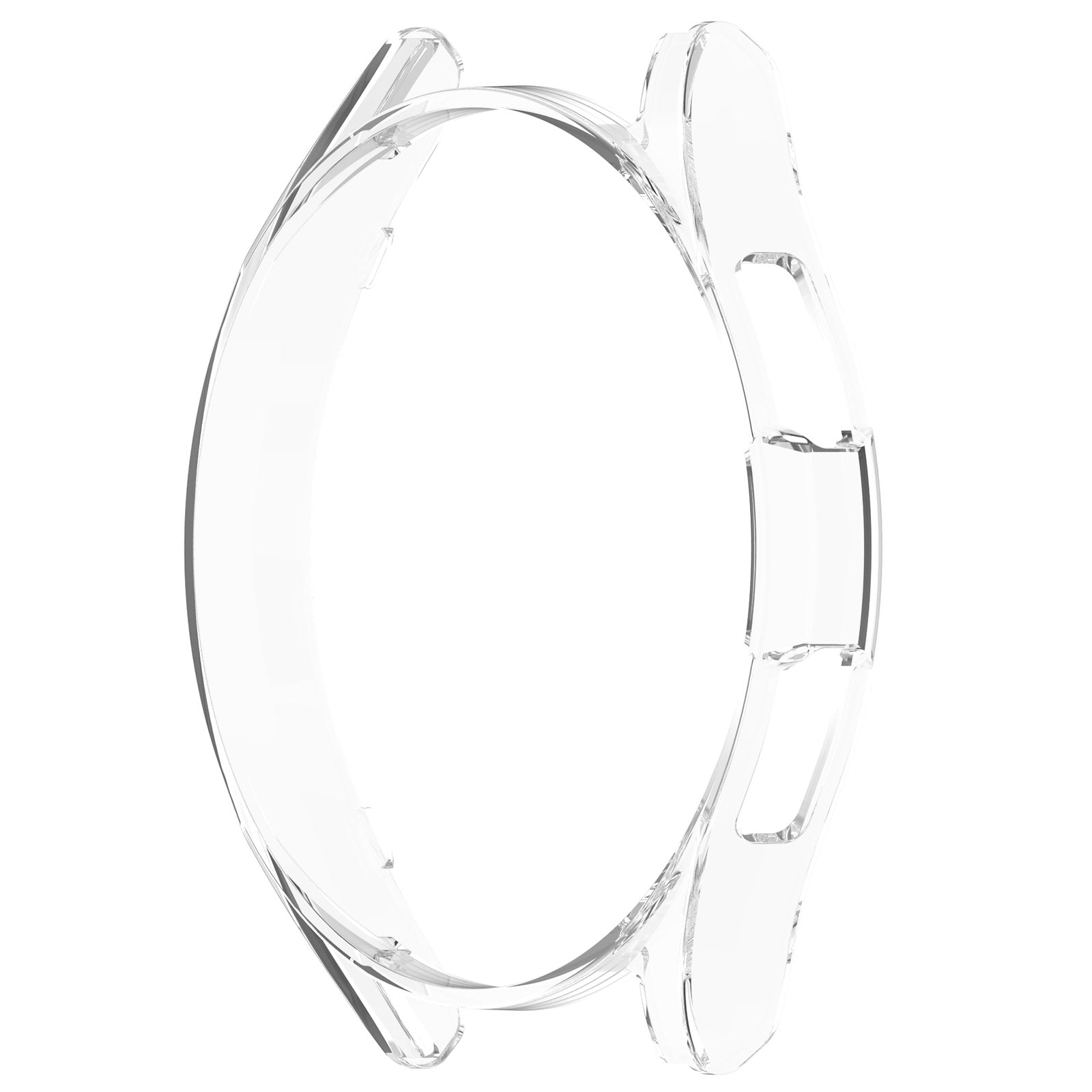 Hårdt pc-cover til Samsung Galaxy Watch6 Classic 43 mm, udhulet halvt indpakket beskyttelsescover - gennemsigtig Hårdt pc-cover til Samsung Galaxy Watch6 Classic 43 mm, udhulet halvt indpakket beskyttelsescover - gennemsigtig